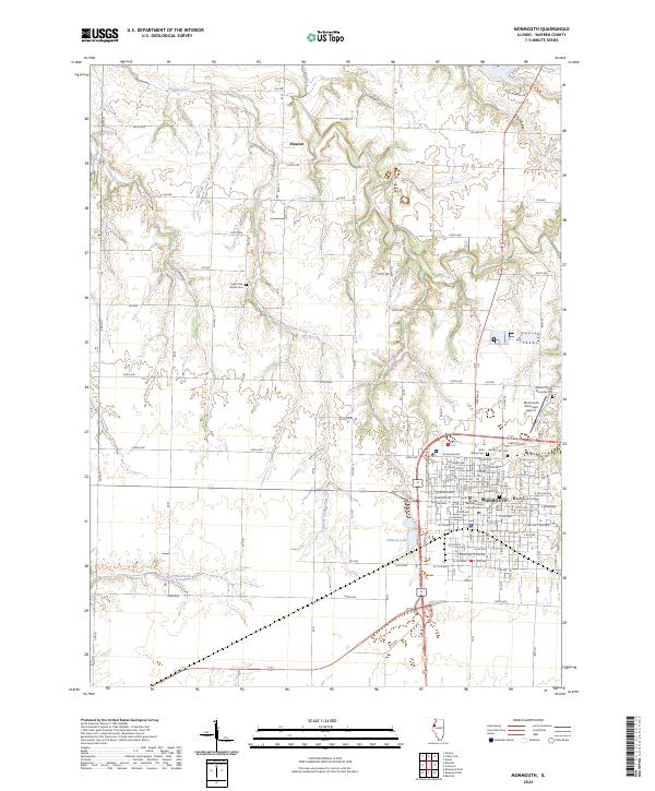 USGS Topographic Map – Monmouth