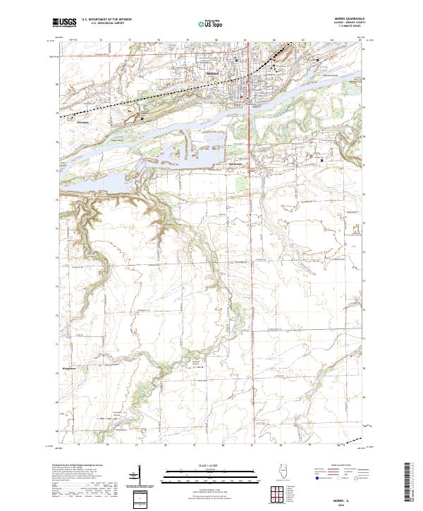 USGS Topographic Map – Morris