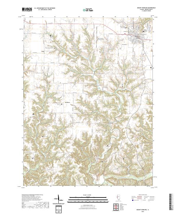 USGS Topographic Map – Mount Sterling