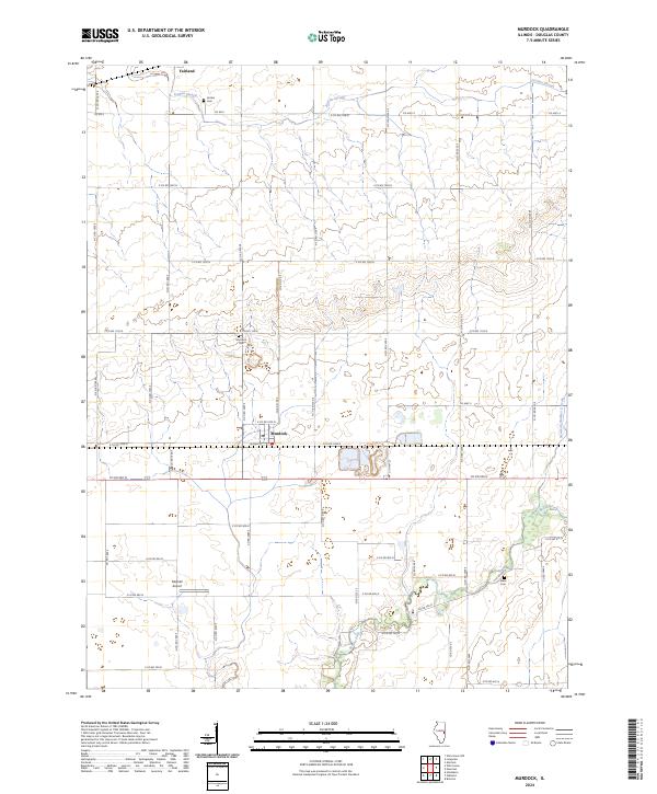 USGS Topographic Map – Murdock