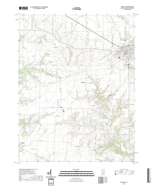 USGS Topographic Map – Nashville