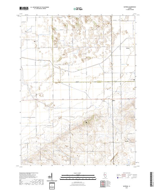 USGS Topographic Map – Natrona