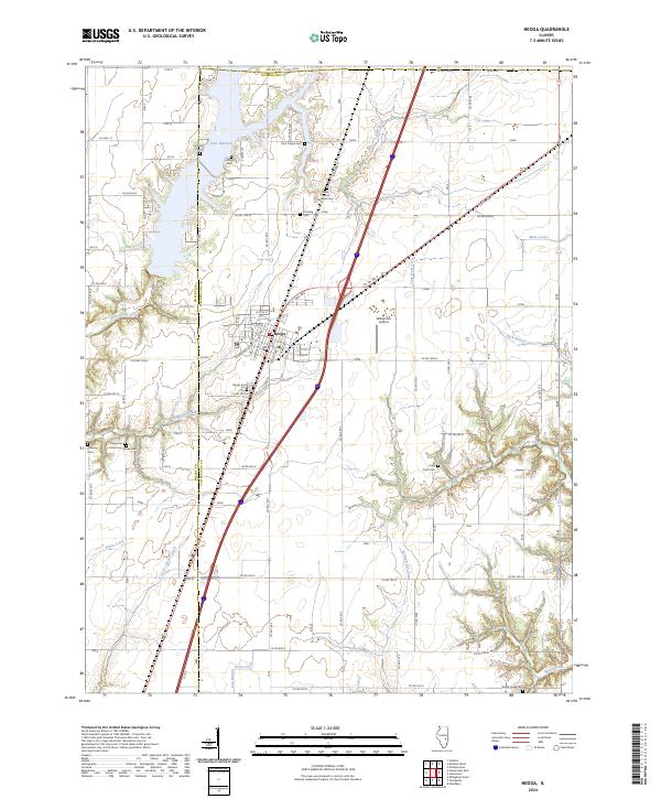USGS Topographic Map – Neoga