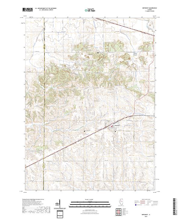 USGS Topographic Map – Neponset