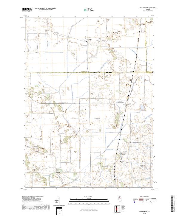 USGS Topographic Map – New Bedford