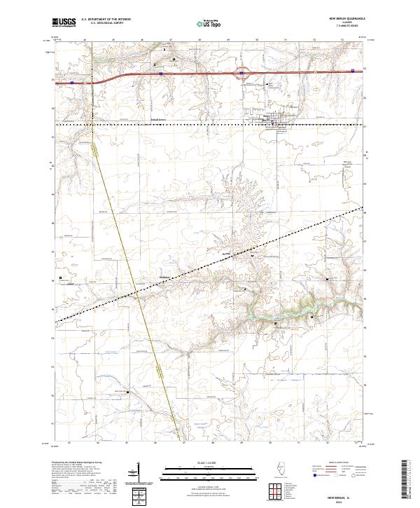 USGS Topographic Map – New Berlin