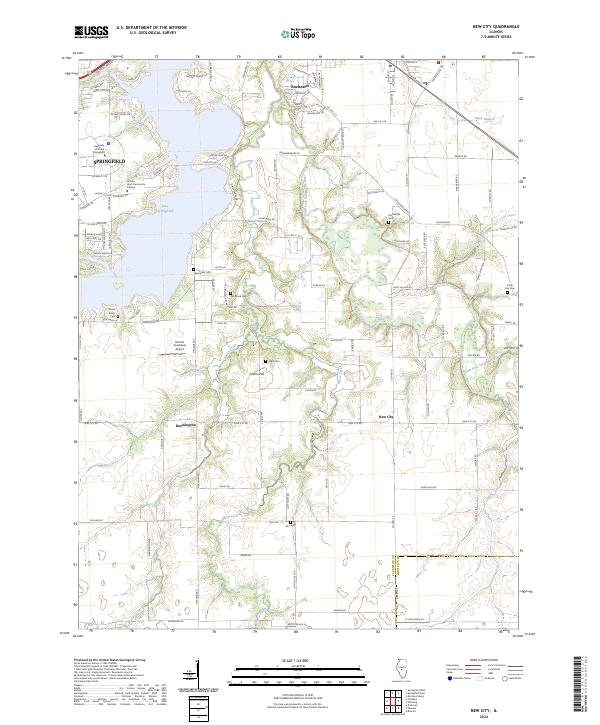 USGS Topographic Map – New City
