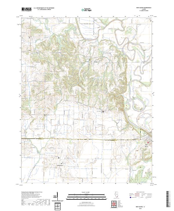 USGS Topographic Map – New Haven