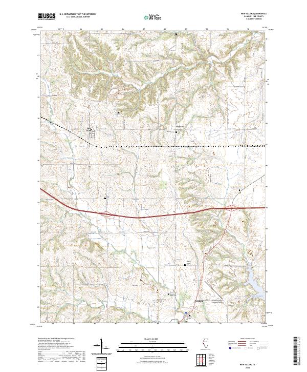 USGS Topographic Map – New Salem