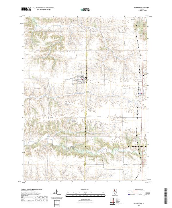 USGS Topographic Map – New Windsor