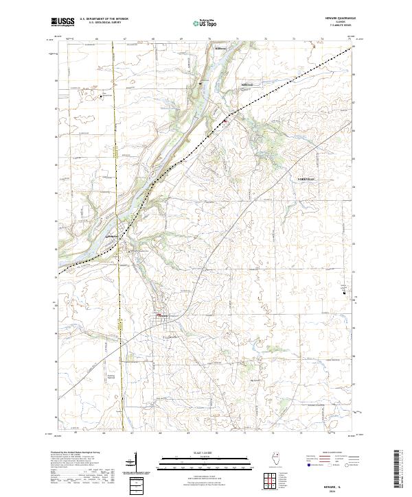 USGS Topographic Map – Newark