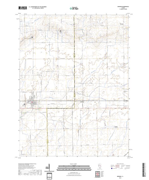 USGS Topographic Map – Newman