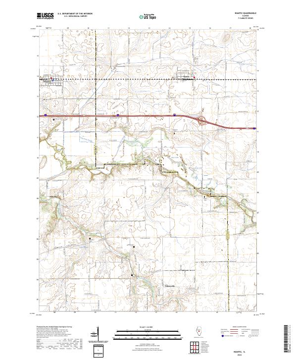 USGS Topographic Map – Niantic