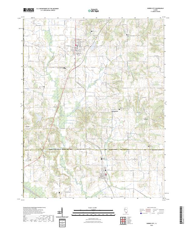 USGS Topographic Map – Norris City