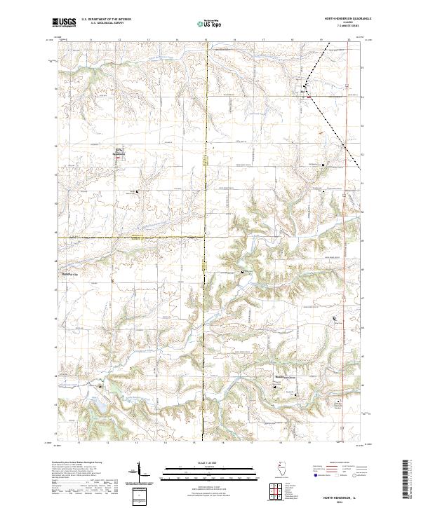 USGS Topographic Map – North Henderson
