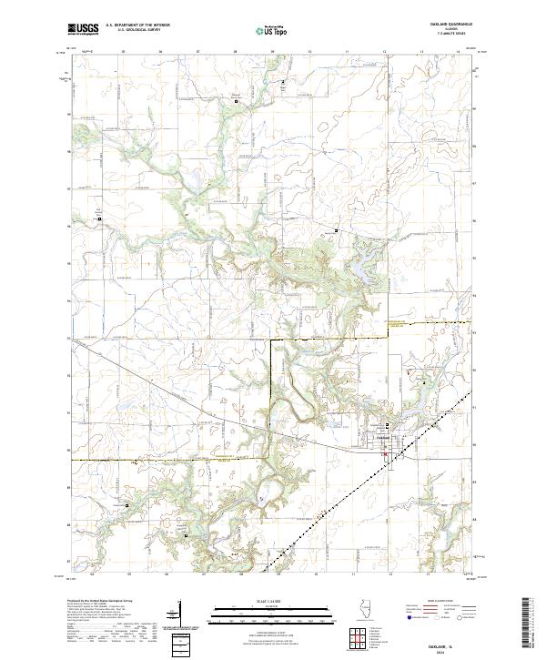 USGS Topographic Map – Oakland
