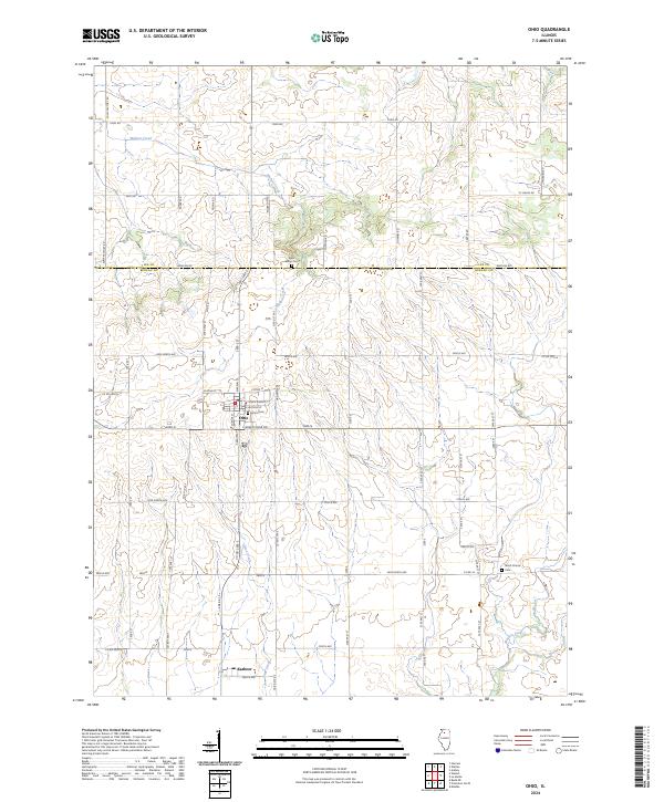 USGS Topographic Map – Ohio