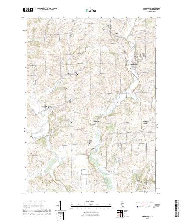 USGS Topographic Map – Orangeville