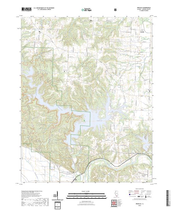 USGS Topographic Map – Oraville