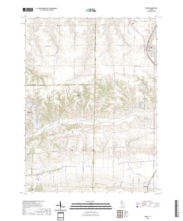 USGS Topographic Map – Orion