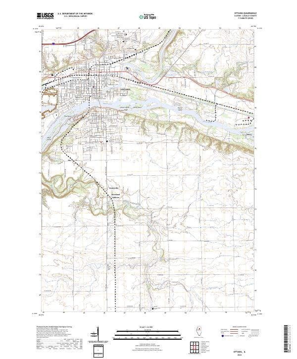 USGS Topographic Map – Ottawa