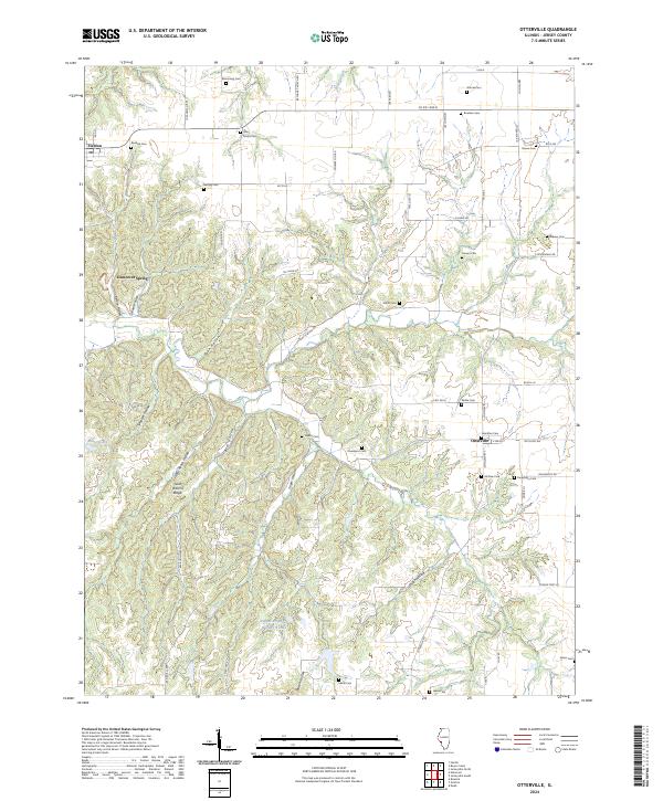 USGS Topographic Map – Otterville