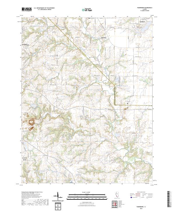 USGS Topographic Map – Paderborn