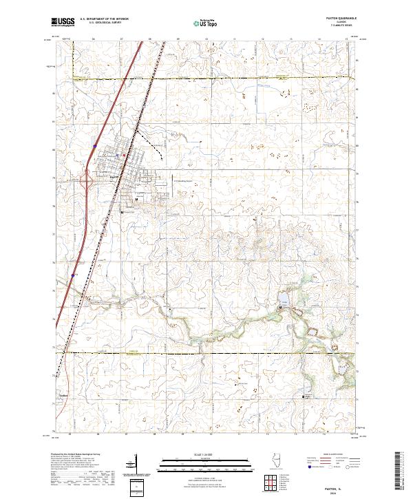 USGS Topographic Map – Paxton