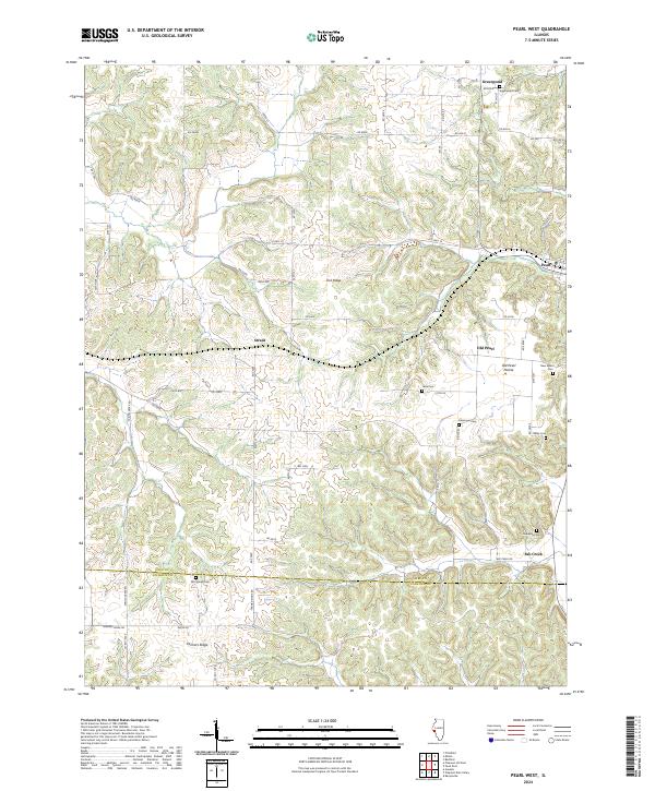 USGS Topographic Map – Pearl West