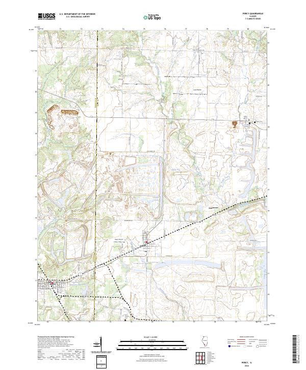 USGS Topographic Map – Percy