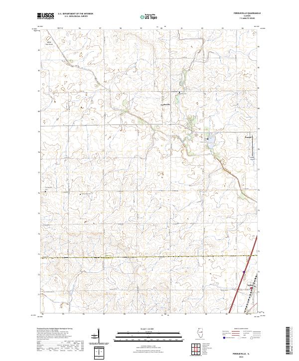 USGS Topographic Map – Perdueville