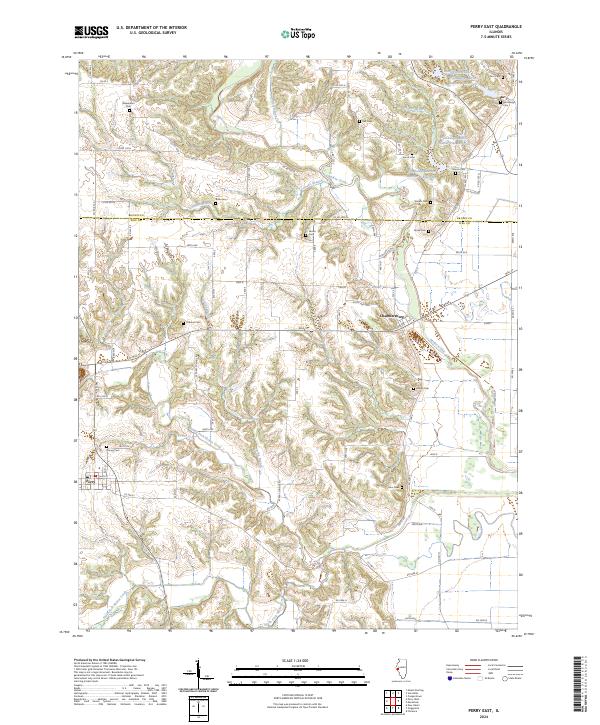 USGS Topographic Map – Perry East