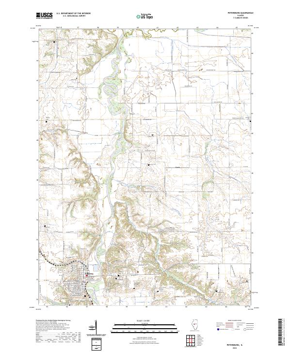 USGS Topographic Map – Petersburg