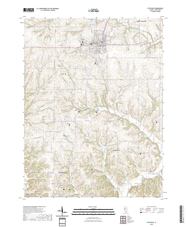 USGS Topographic Map – Pittsfield