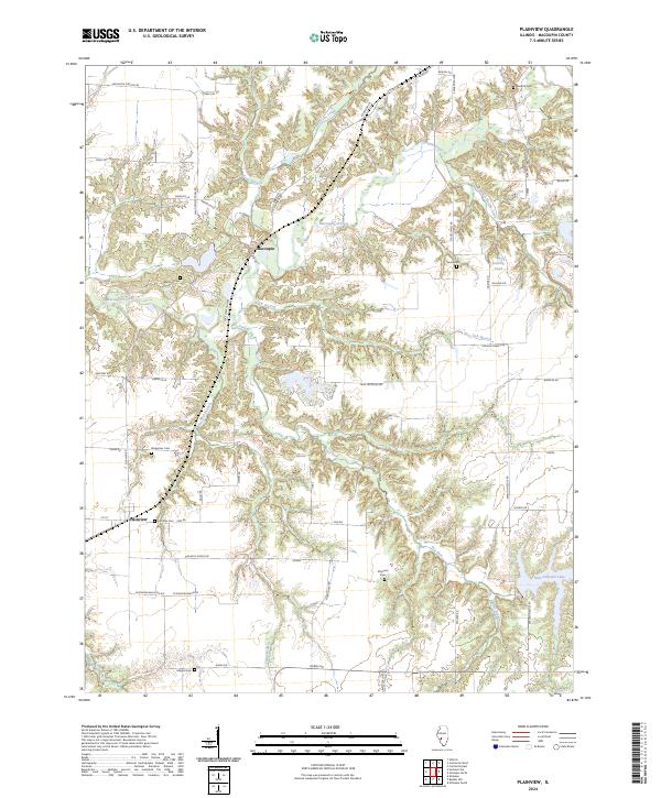 USGS Topographic Map – Plainview
