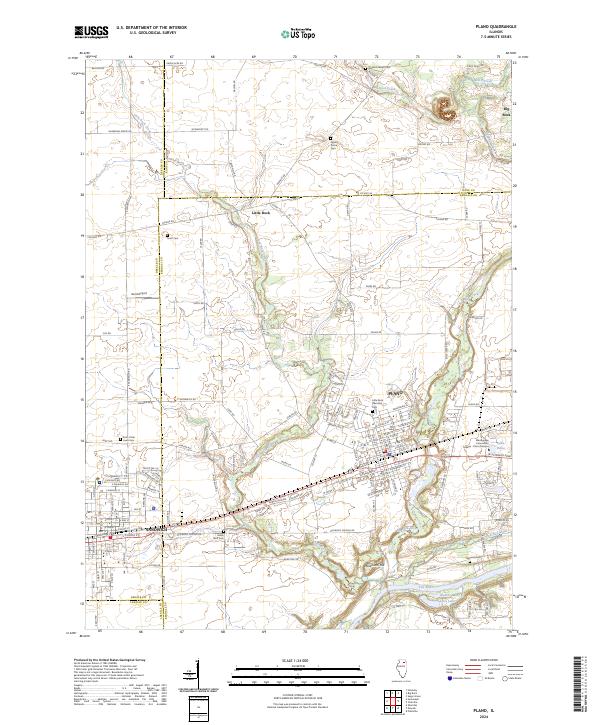 USGS Topographic Map – Plano
