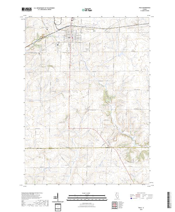 USGS Topographic Map – Polo