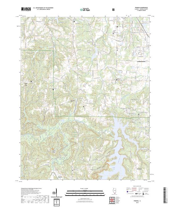 USGS Topographic Map – Pomona