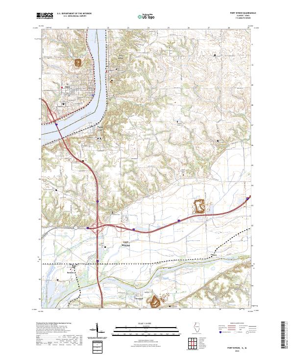 USGS Topographic Map – Port Byron