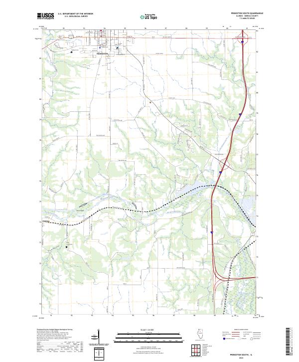 USGS Topographic Map – Princeton South