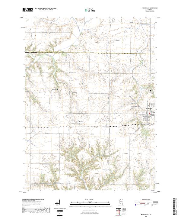 USGS Topographic Map – Princeville
