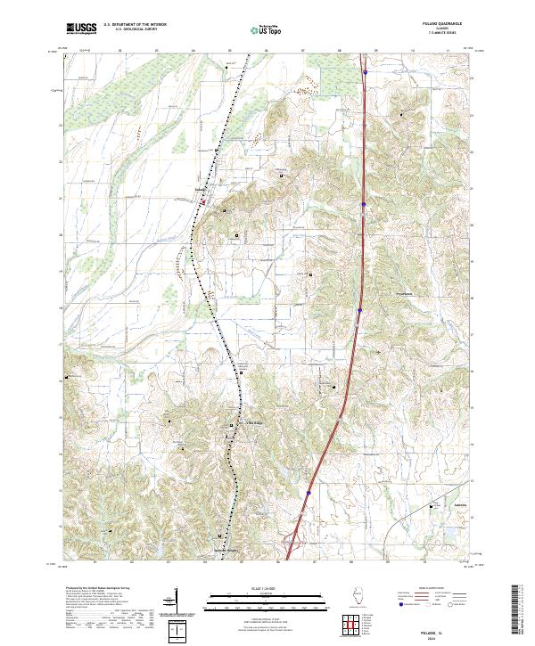 USGS Topographic Map – Pulaski