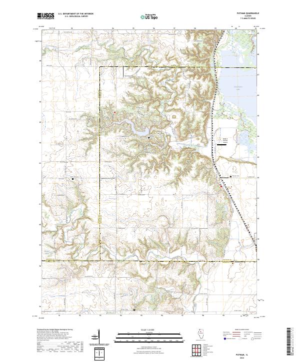 USGS Topographic Map – Putnam