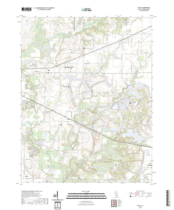 USGS Topographic Map – Pyatts
