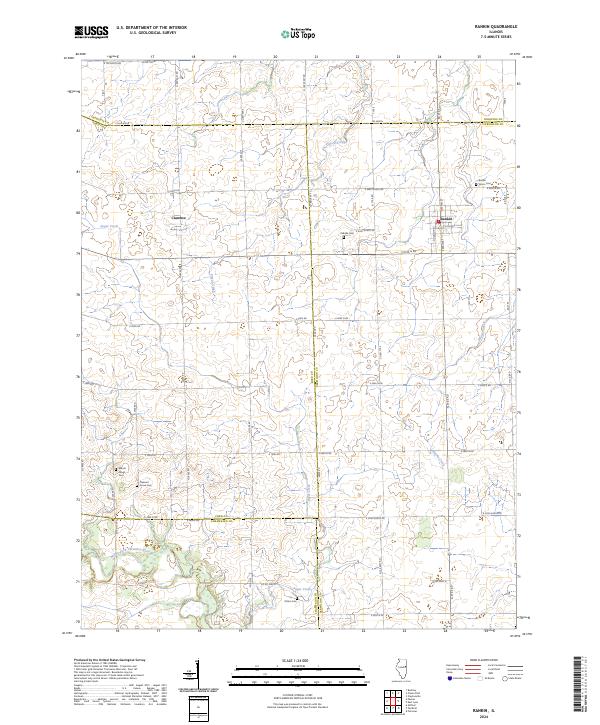 USGS Topographic Map – Rankin