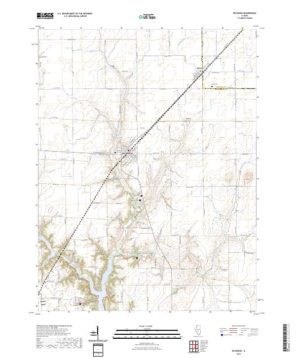USGS Topographic Map – Raymond