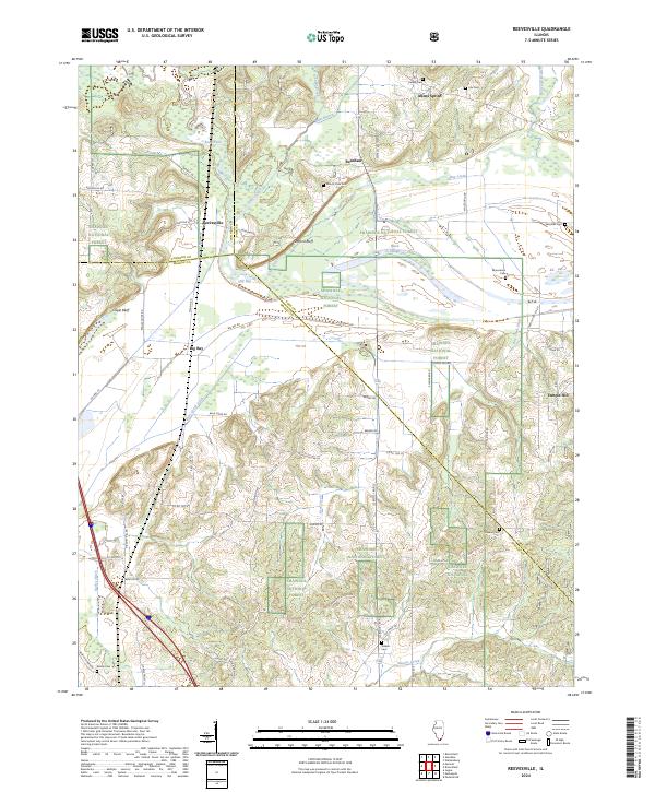 USGS Topographic Map – Reevesville