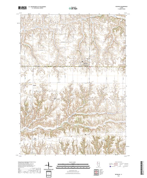 USGS Topographic Map – Reynolds