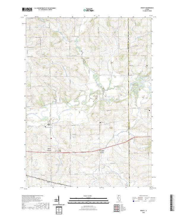 USGS Topographic Map – Ridott