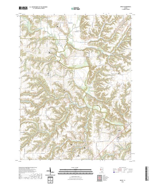USGS Topographic Map – Ripley